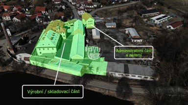 Pronájem výrobního a skladovacího prostoru v Hodicích nedaleko Jihlavy (plocha pronájmu dle dohody)