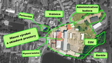 Pronájem výrobního a skladovacího prostoru v Hodicích nedaleko Jihlavy (plocha pronájmu dle dohody)