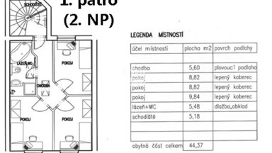 Nabízíme k prodeji řadový rodinný dům 4+kk v Jindřichově Hradci (Otín)